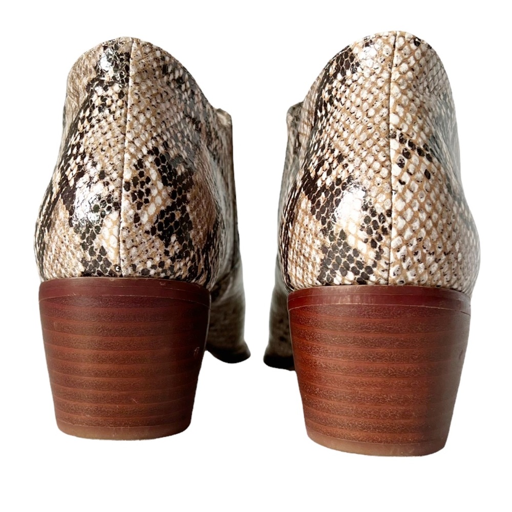 Anthropologie Marion Python Ankle Bootie | 9.5 - image 6